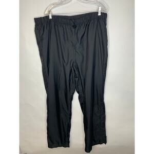 Columbia Sportswear Black Rainpants Athletic Pants Sz XL